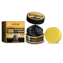 Car Wheel Rim Scratch Refurbishment Paste, Tire Rim Scratch Paint Repair Paste - Black And White Silver Aluminum Alloy Rim