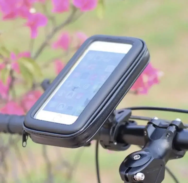 Motorcycle Bicycle Support Waterproof Mobile Phone Case Touch Protection Safety Practicality Daily Use Adjustable Resistant Rides