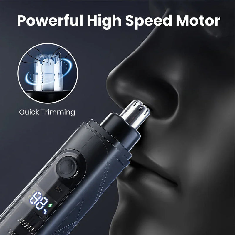 Electric Nose Hair Trimmer Implement Shaver Clipper Men Women Ear Neck Eyebrow Trimmer Shaver Man Clean Trimer Razor Remover Kit