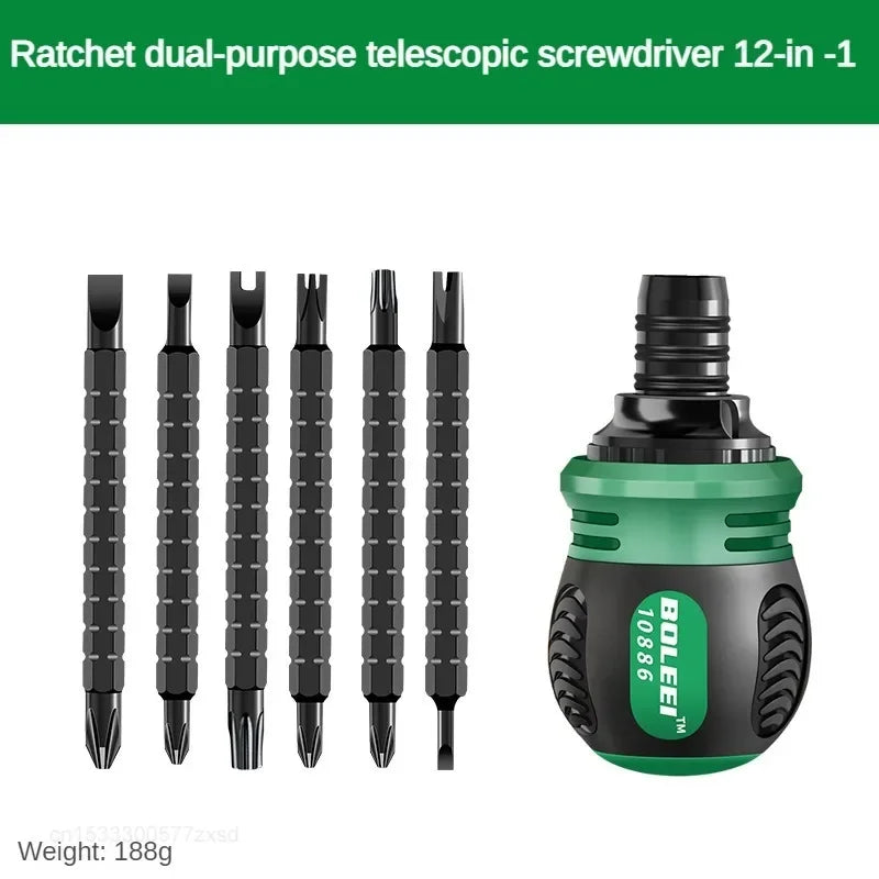 Xiaomi High Quality Ratchet Screwdriver Set With Multifunctional Adjustable Inner Cross Shaped Triangular Plum Screw Driver Set